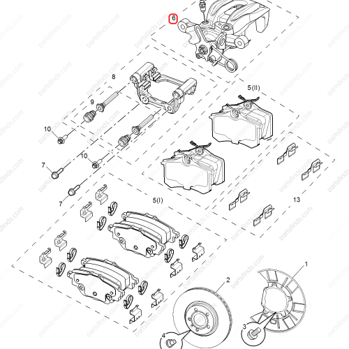 MG Wheel Cylinder OEM 10617799 FOR  MG HS