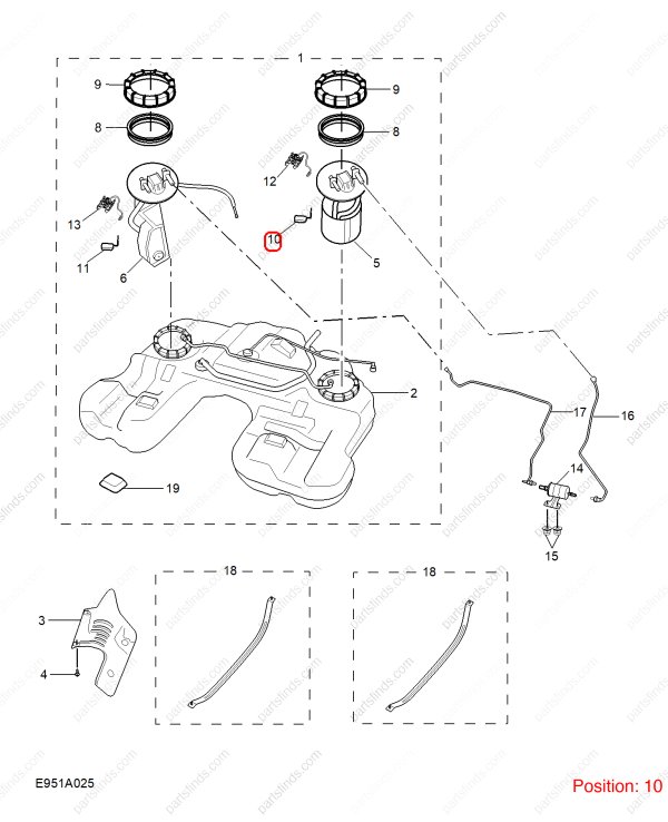 MG Fuel Level Sensor OEM 10153959 FOR RX5 MG GS