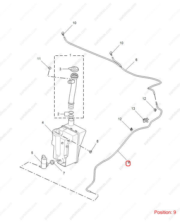 MG Wiper spray pipe OEM 10254492 FOR MG6