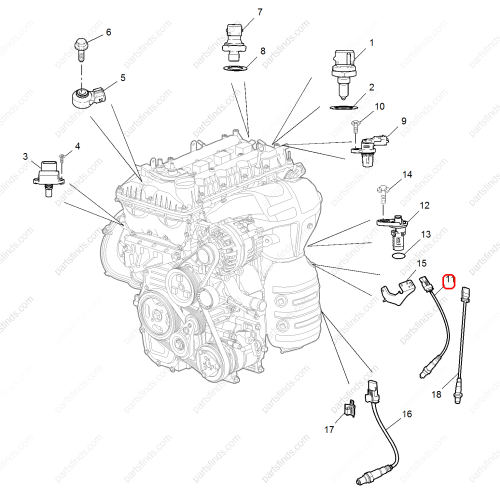 MG Oxygen sensor OEM 10399754 fit for MG ZS MG5