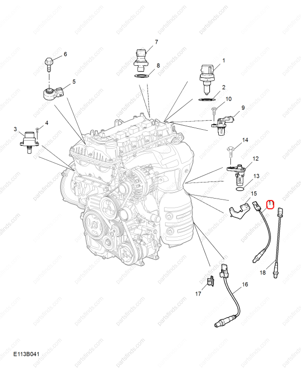 MG Oxygen sensor OEM 10399754 fit for MG ZS MG5