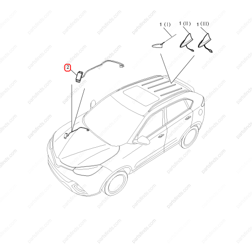 MG Navigation antenna OEM 30066937 FOR  MG GS