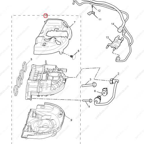 MG Intake manifold OEM 10739116 FOR  MG6 MG HS RX5