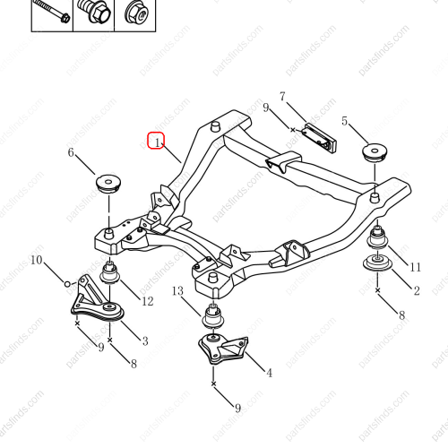 GEELY Front axle OEM 4010000800 / 1064030070 FOR  Emgrand GT