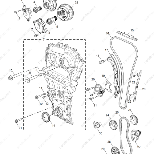 MG Camshaft adjuster OEM 10719075 FOR  MG5