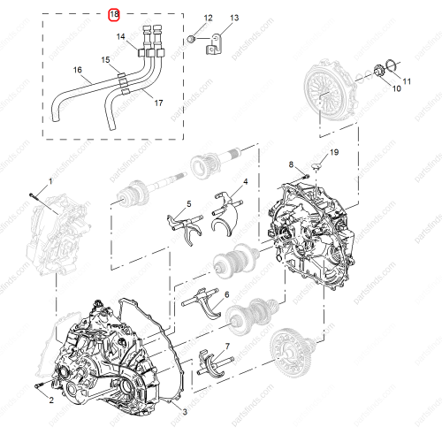 MG Transmission Breathing Vent  OEM 10240349 FOR  MG6 MG5