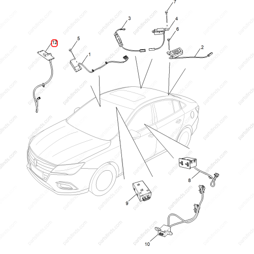 MG Navigation antenna OEM 11570993 FOR  MG5