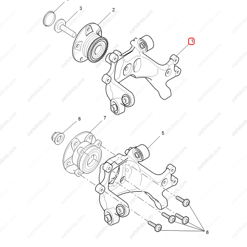 MG Steering Knuckle OEM 10187242 FOR  MG HS RX5 MG GS