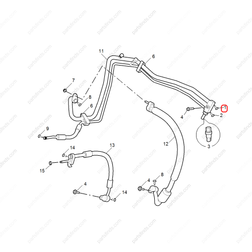 MG O-Ring OEM 10031838 FOR  MG350 MG HS MG5 RX5 MG GS