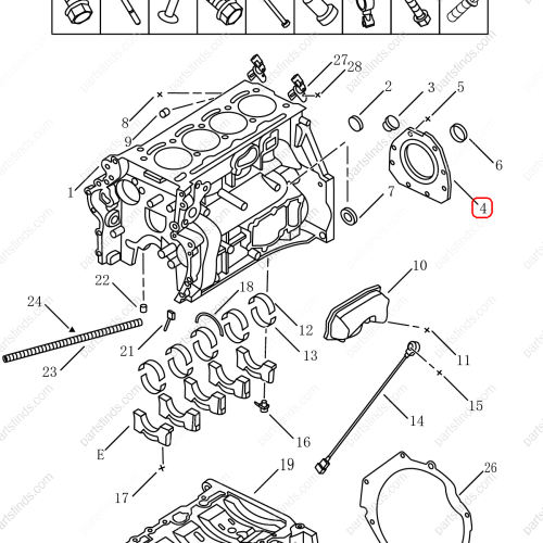 GEELY Crankshaft oil seal OEM 1033022700 / 101605372851 FOR  Emgrand X7 Sport