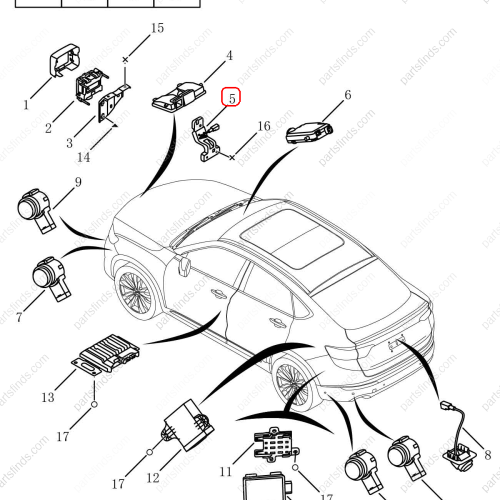 GEELY Camera OEM 7088038200 / 6600112978 FOR  Tugella