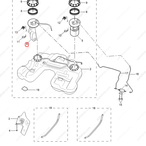 MG Fuel pump assembly OEM 10153961 FOR  RX5 MG GS