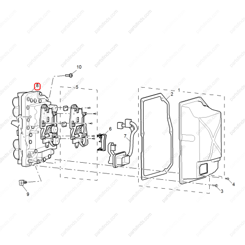 MG Transmission valve body OEM 10539944 FOR  MG6 RX5 MG GS