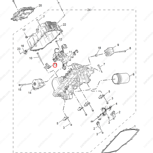 MG Transmission pressure sensor OEM 11021202 FOR  MG6 MG5 MG HS MG GT RX5 MG GS