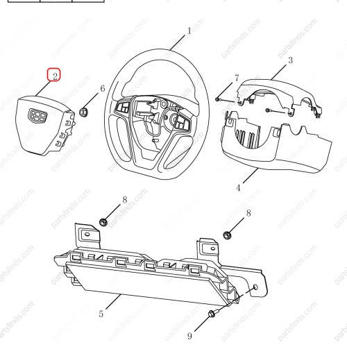 GEELY Main airbag OEM 8031019400742 / 106803096851742 FOR  Emgrand GT