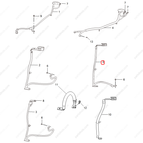 MG Battery cable OEM 10438657 FOR  MG ZS