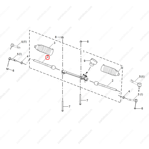 MG Tie Rod End OEM 10180855 FOR  MG6 MG GT