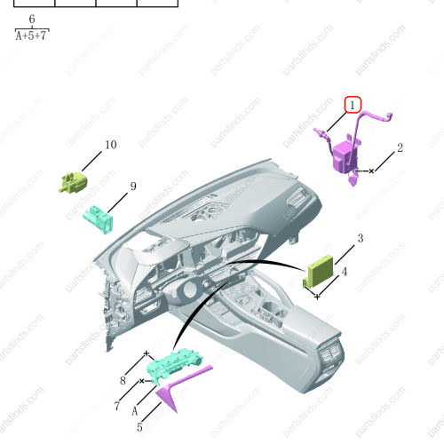 GEELY Air quality sensor OEM 6029017700 / 6600000518 FOR  Tugella