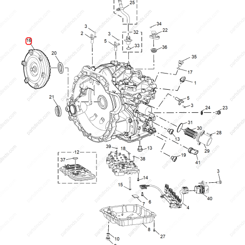 MG Hydraulic torque converter OEM 10985519 FOR  MG5