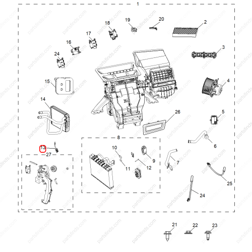 MG Air conditioning temperature sensor OEM 10170444 FOR  RX5 MG GS