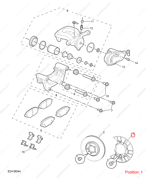 MG Brake shield OEM 10471202 FOR MG ZS