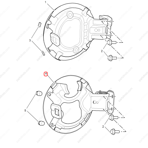 MG Fuel tank outer cover OEM 10090355 FOR  MG5