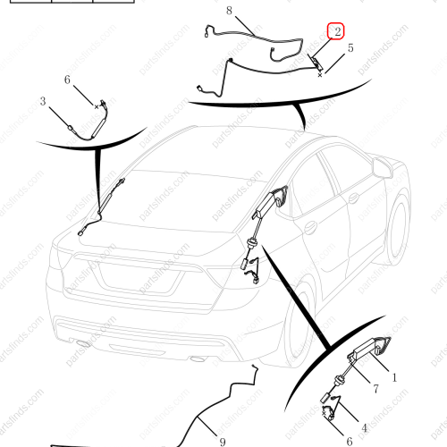 GEELY Navigation antenna OEM 7085001000 / 1067030287 FOR  Emgrand GT