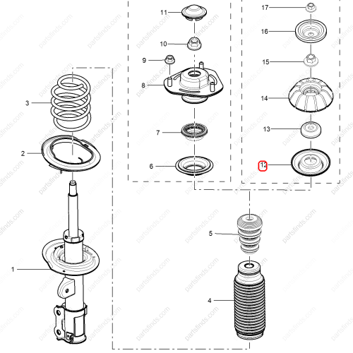 MG Shock absorber spring pad OEM 10235222 FOR