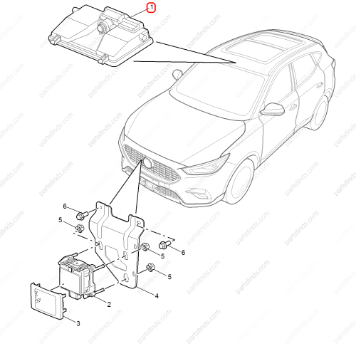 MG Front windshield camera OEM 11006250 FOR  MG ZS