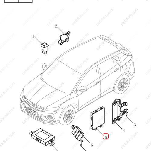 GEELY Body Control Module OEM 7090019800 / 6600012959 FOR  Coolray