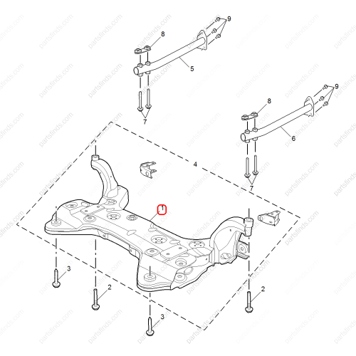 MG Front axle OEM 10108484 FOR  MG6