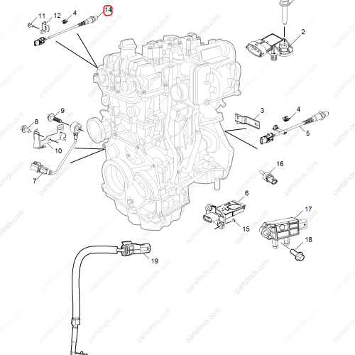 MG Oxygen sensor OEM 26226026 FOR  MG HS