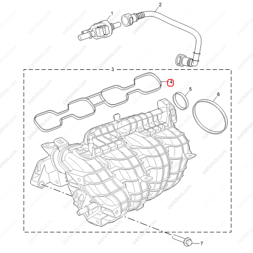 MG Intake manifold gasket OEM 11163755 FOR  MG5