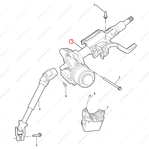 MG Steering column OEM 11375695 FOR  MG5