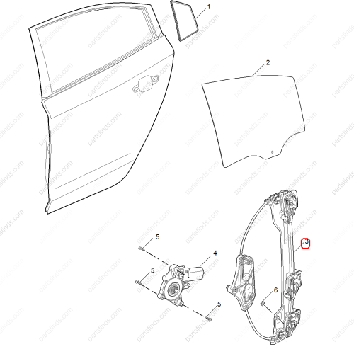 MG Window Regulator OEM 11259847 FOR  MG5