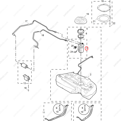 MG Fuel pump assembly OEM 10026592 FOR  MG550 MG6