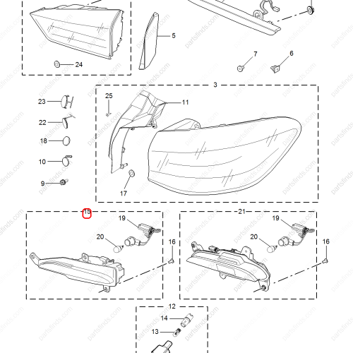 MG Fog lamp OEM 10420741 FOR  MG HS