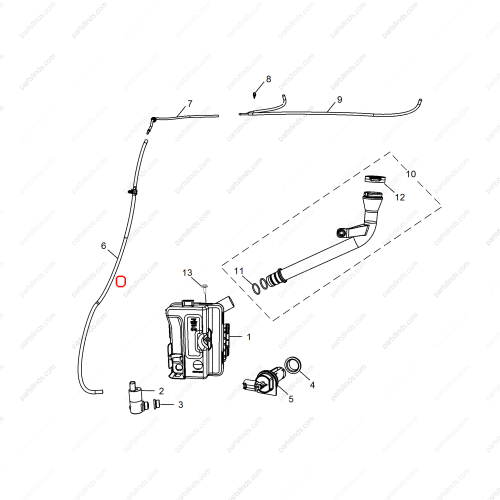 MG Washer Pump OEM 10099428 FOR  MG6 MG5 MG GT