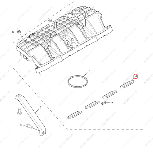 MG Intake manifold gasket OEM 10111631 FOR  RX8 MG HS RX5 MG GS