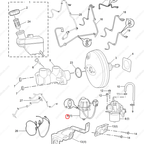 MG Brake vacuum pump OEM 10202361 FOR  MG ZS MG350 MG5