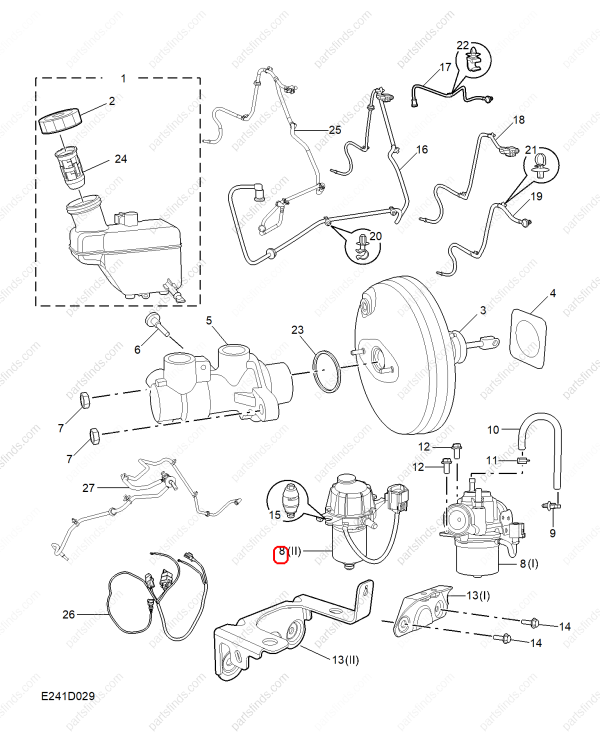 MG Brake vacuum pump OEM 10202361 FOR  MG ZS MG350 MG5