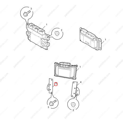 MG Engine computer bracket OEM 10085047 FOR  MG6