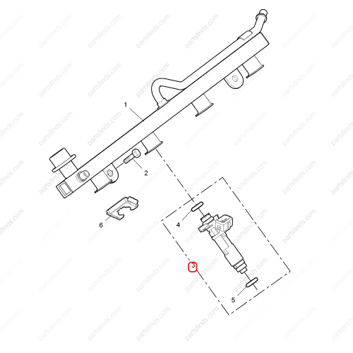 MG Fuel injector OEM MJY90009A FOR  MG550 MG6