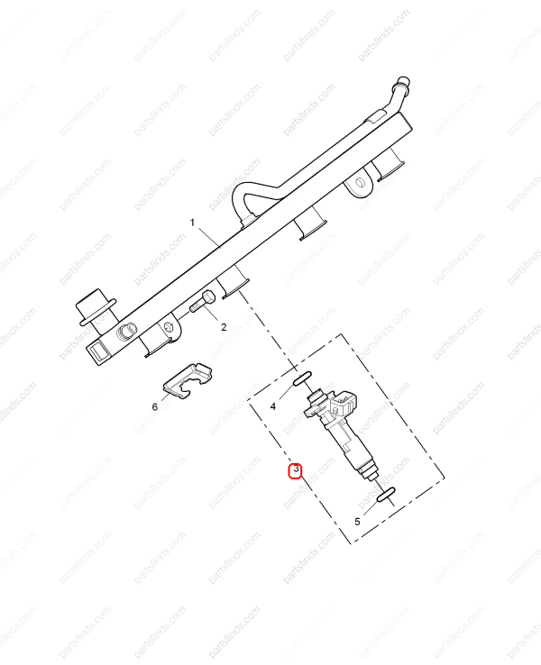 MG Fuel injector OEM MJY90009A FOR  MG550 MG6