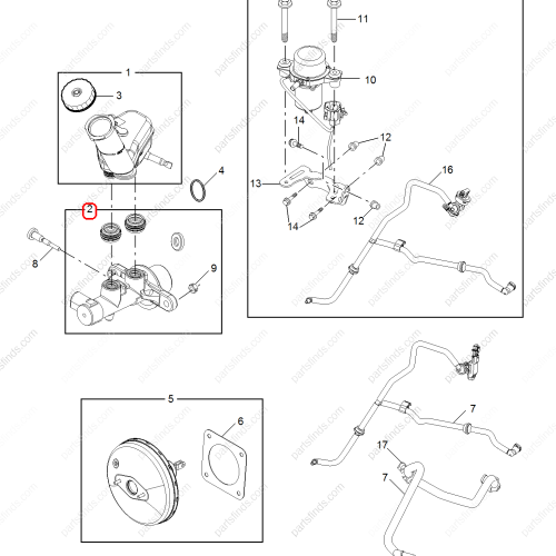 MG Brake master cylinder OEM 10087963 FOR  MG350 MG5