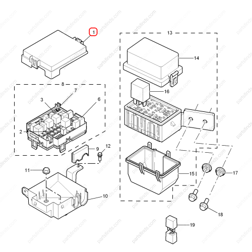 MG Fuse box cover OEM 10157130 FOR  MG350 MG5