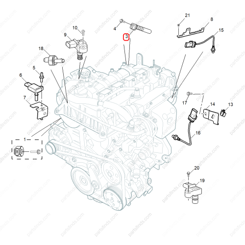 MG Crankshaft position sensor OEM 10241354 FOR  MG ZS MG6 MG5 MG HS RX5