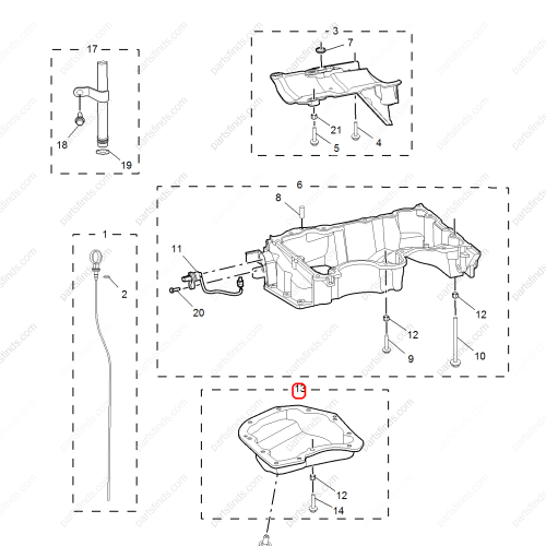 MG Engine oil pan OEM 55592375 FOR  MG ZS