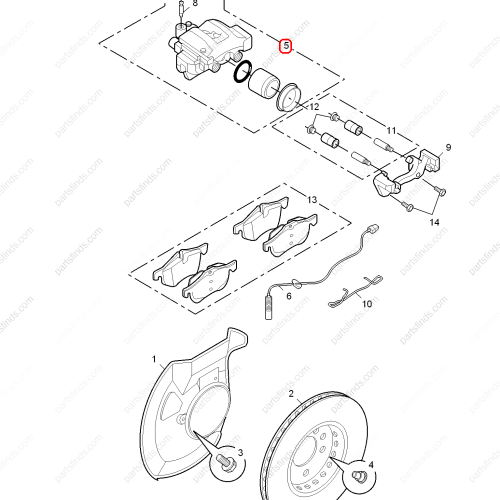 MG Wheel Cylinder OEM 10068464 FOR  MG550 MG6 MG750