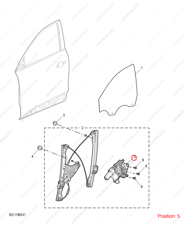 MG Window Lift Motor OEM 10304376 FOR MG HS